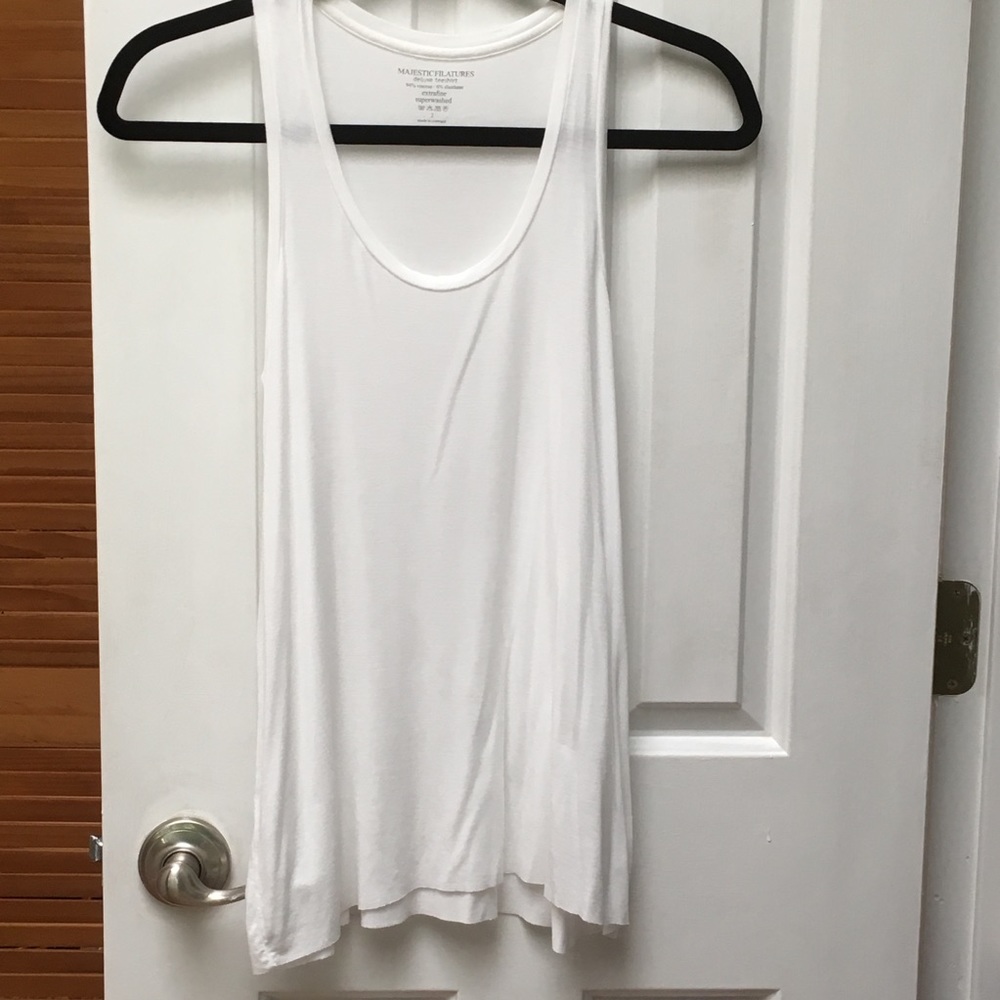 Majestic Filatures Relaxed Racerback Tank Top